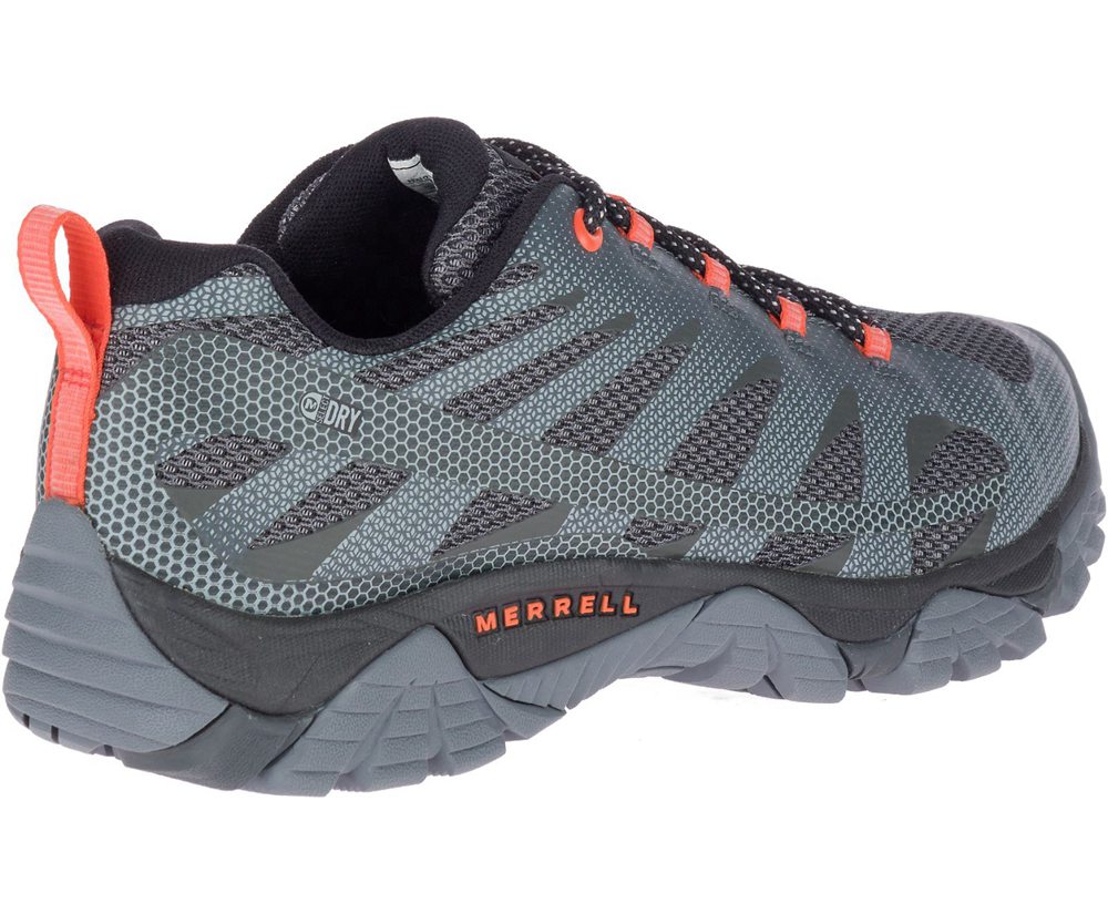 Merrell Hiking Shoes Grey - Moab Edge 2 Waterproof - Mens 50CEYNIOT